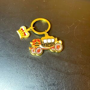 Royal Collection Royal family Queens golden carriage quality metal Key Ring
